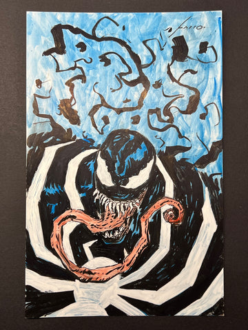 Viktor Farro Original Art Venom 6.75x10" Daily Sketchbook Series 7