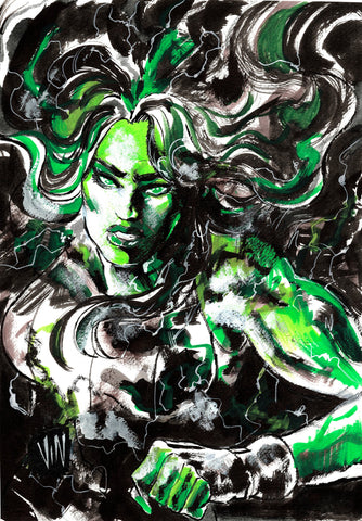 Vincenzo Riccardi Original Art She-Hulk A4