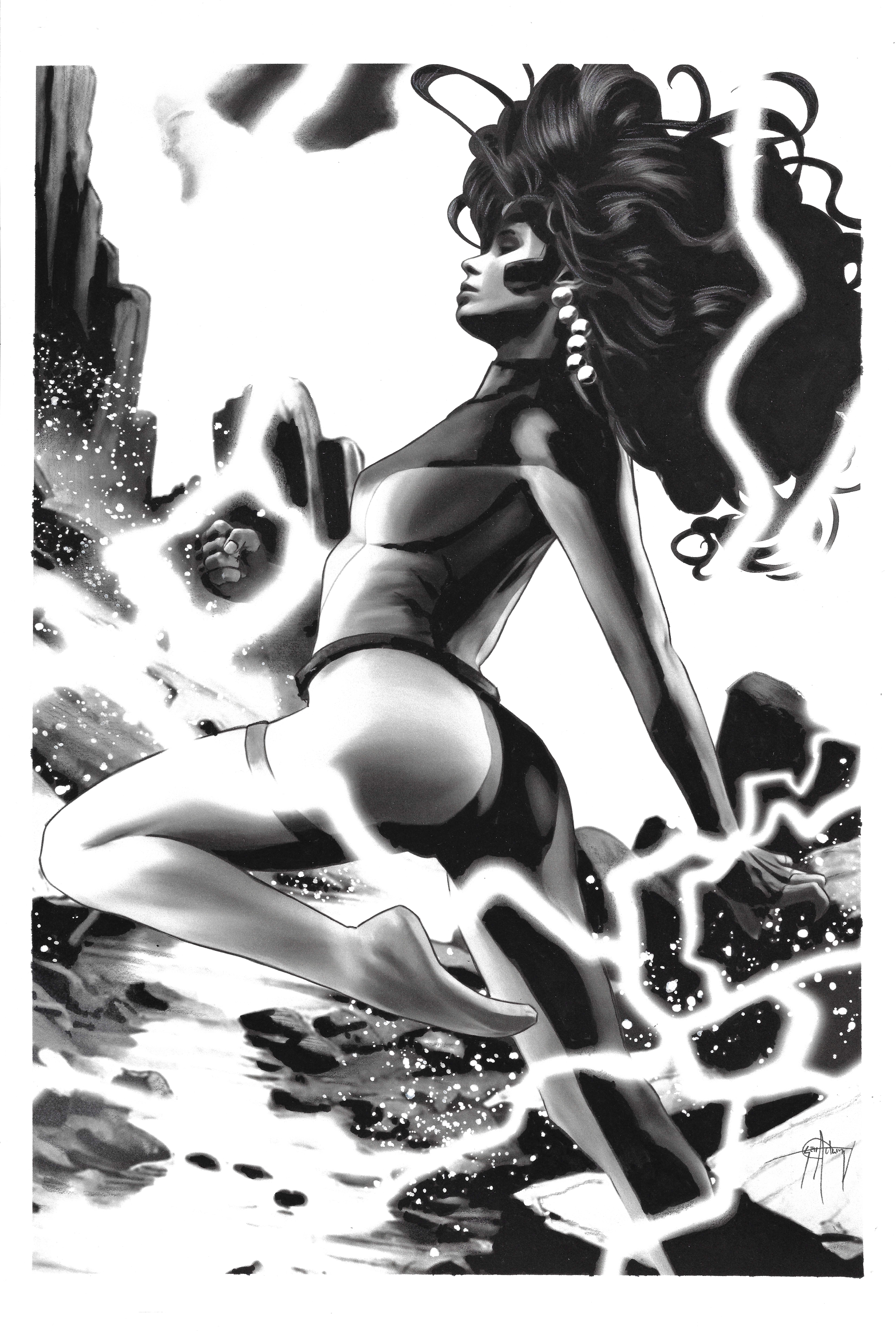 Seth Adams Original Art Voodoo Illustration