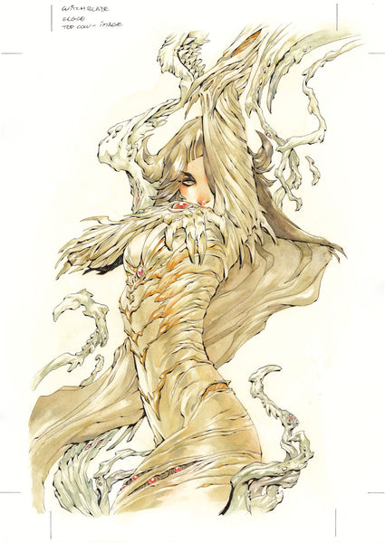 Chuma Hill Original Art Witchblade #1 Cover