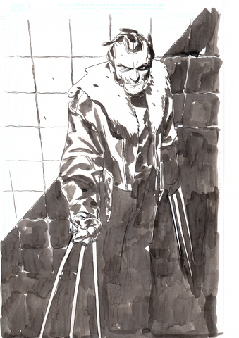 Alessandro Giordano Original Art Wolverine Illustration
