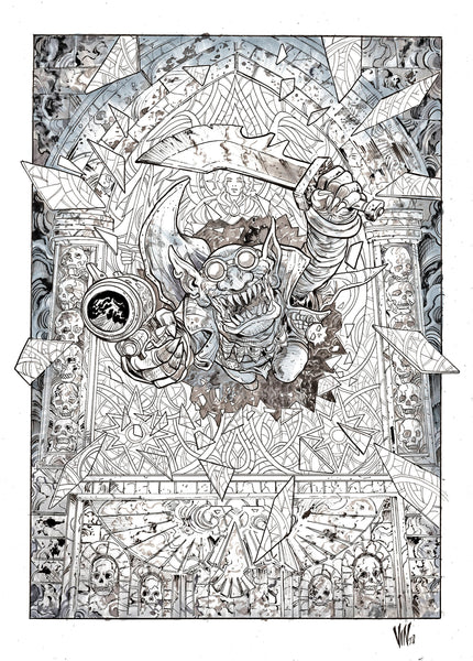 Vincenzo Riccardi Original Art Warhammer 40,000 Cover