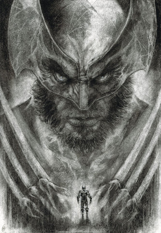 December 19 Advent Calendar Gianluca Gugliotta Original Art Wolverine Illustration