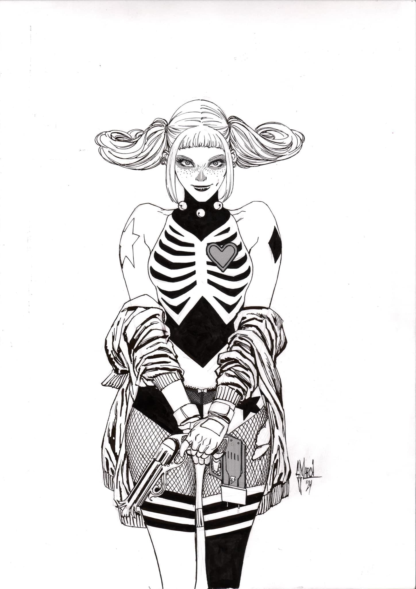 Guillem March Original Art Harley Quinn X Cosplay: Karmen