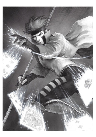 Casey Parsons Original Art Gambit Illustration