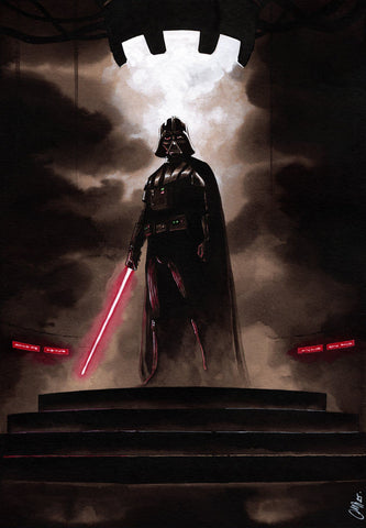 Guillaume Martinez Original Art Star Wars: Darth Vader Illustration
