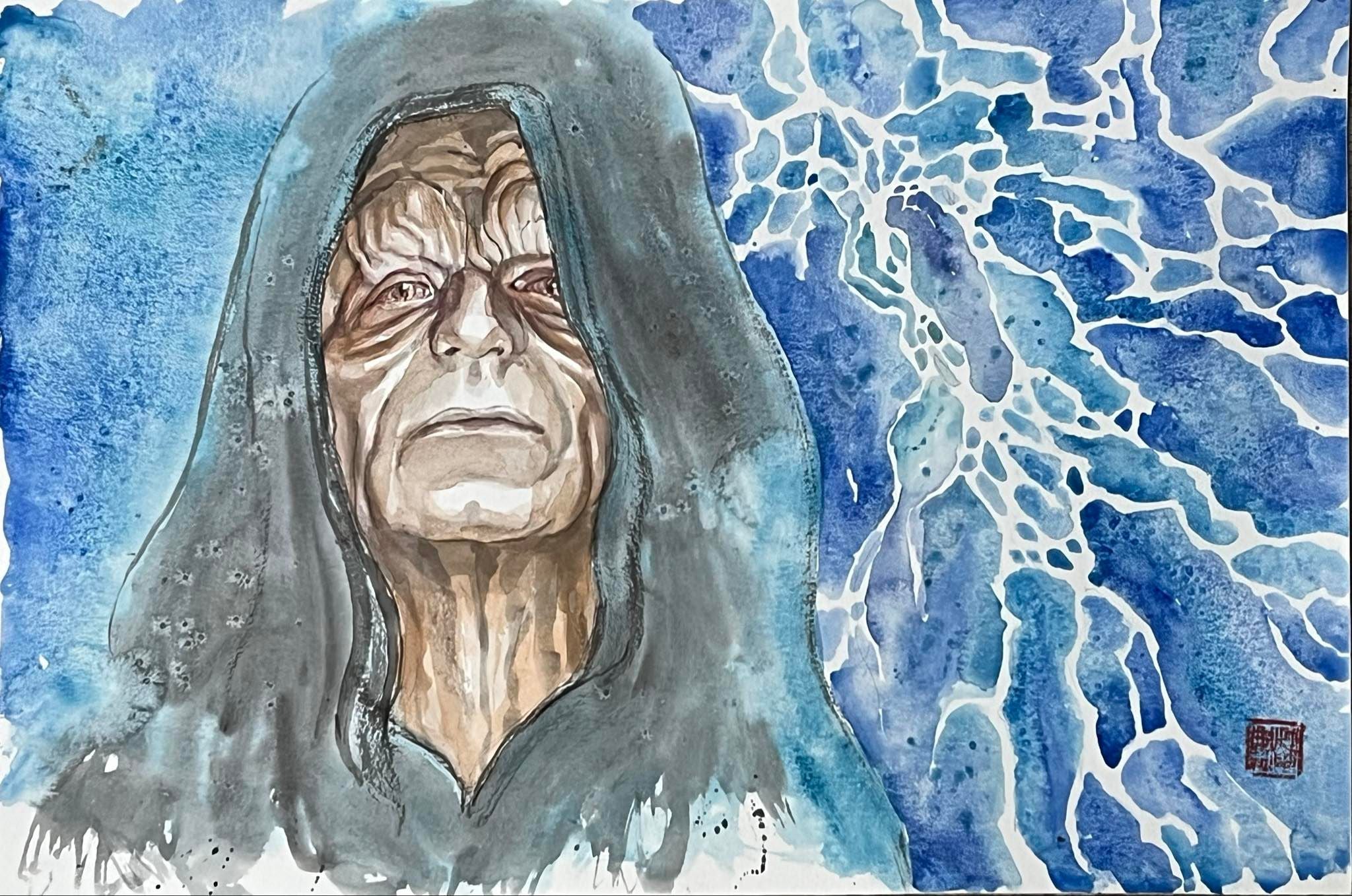 David Mack Original Art Star Wars Fortnite Chapter 6 Season 3 Loading Screen Art (includes 2 pieces of original art)