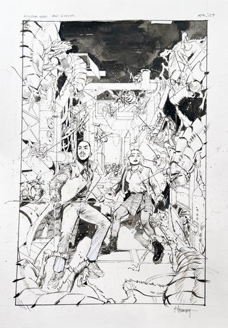 Kelsey Ramsay Original Art Doctor Who #2 Cover