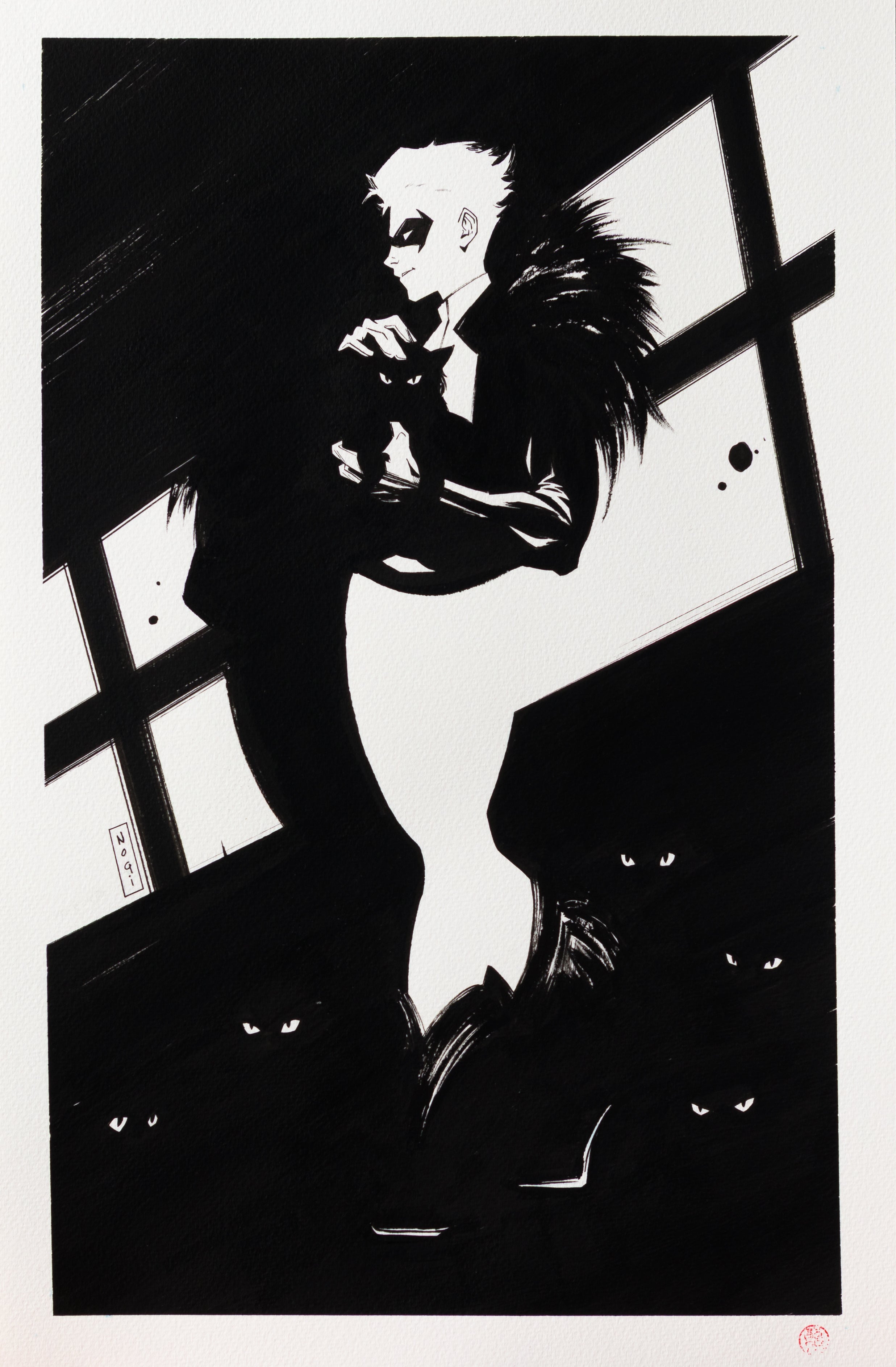 Nogi San Miles Morales: Spider-Man #38 White Cat Cover