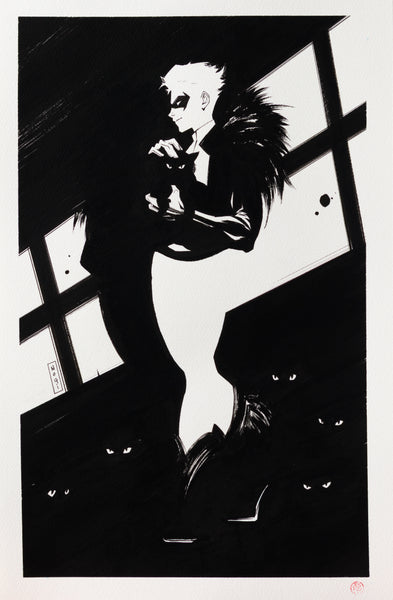 Nogi San Miles Morales: Spider-Man #38 White Cat Cover