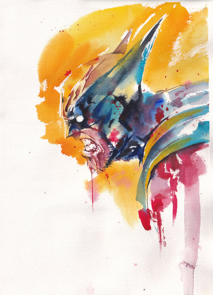 Ito Original Art Wolverine Illustration