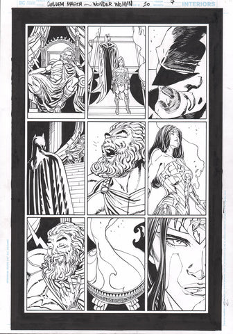 Guillem March Original Art Wonder Woman #20 Page 7