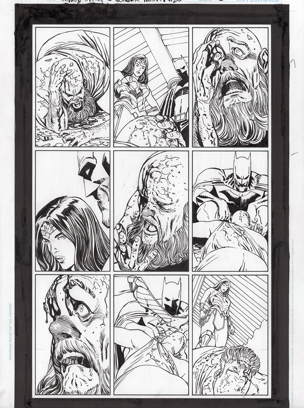 Guillem March Original Art Wonder Woman #20 Page 13