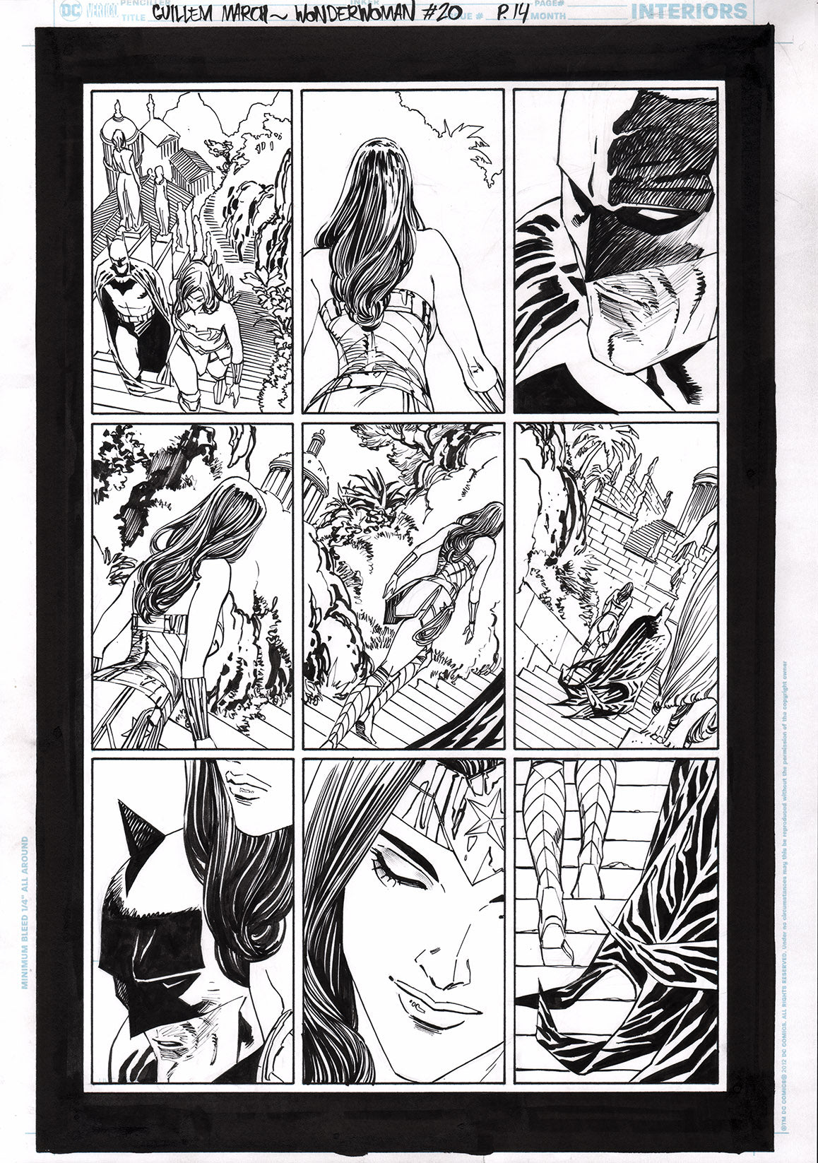 Guillem March Original Art Wonder Woman #20 Page 14