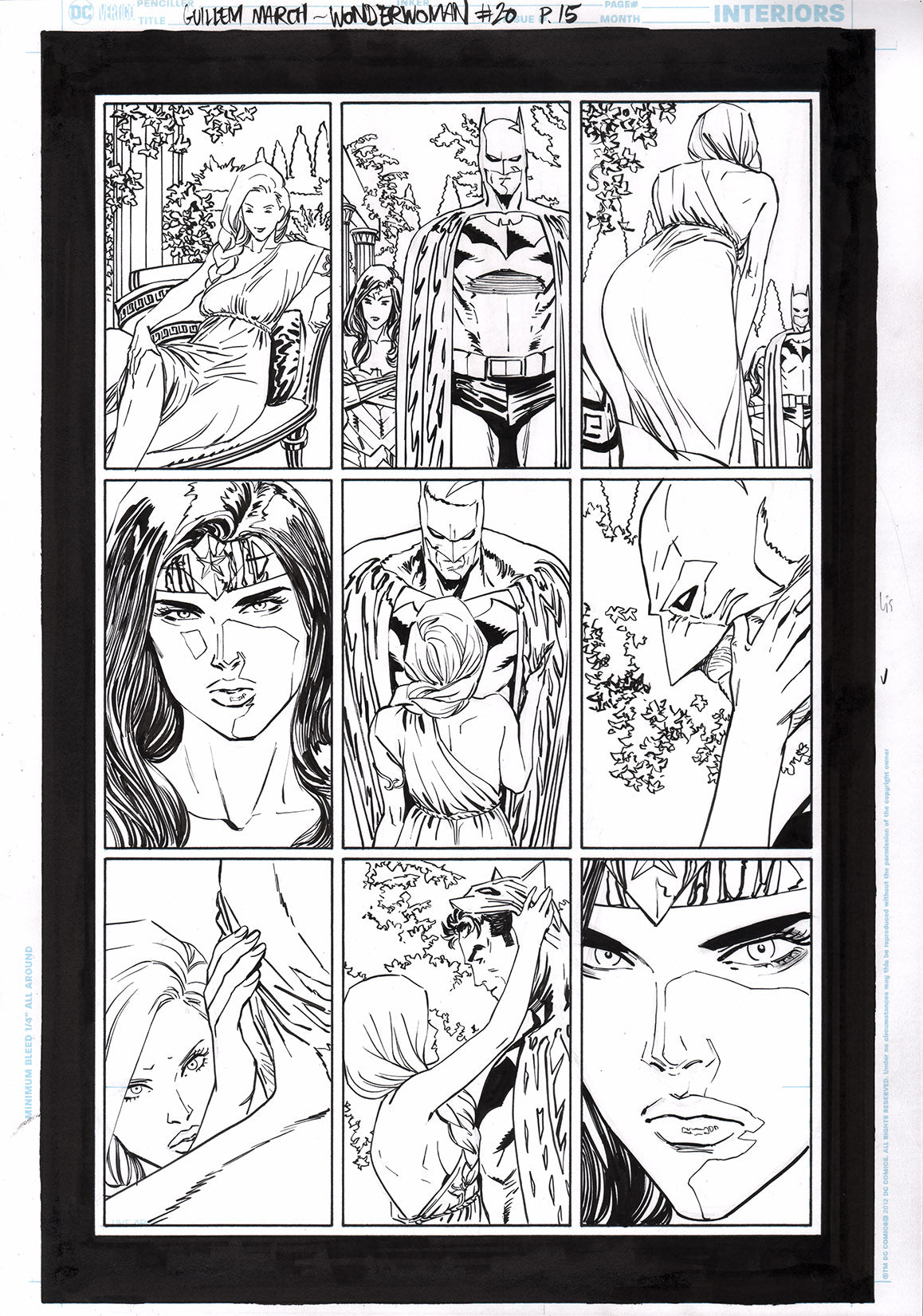 Guillem March Original Art Wonder Woman #20 Page 15