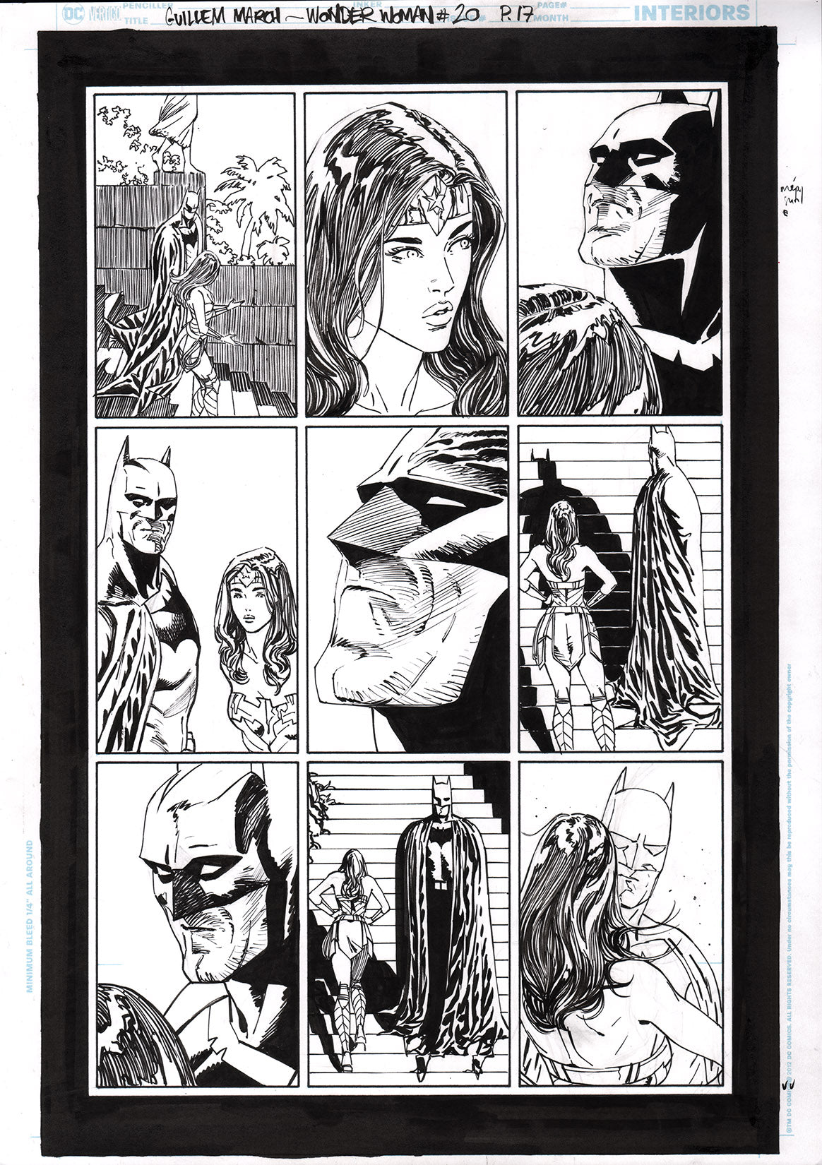 Guillem March Original Art Wonder Woman #20 Page 17