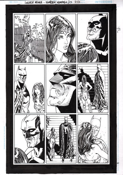 Guillem March Original Art Wonder Woman #20 Page 17