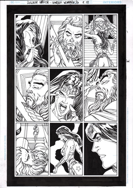 Guillem March Original Art Wonder Woman #20 Page 19