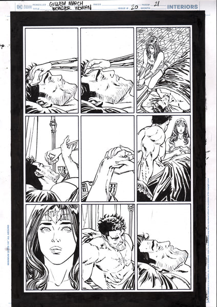Guillem March Original Art Wonder Woman #20 Page 21