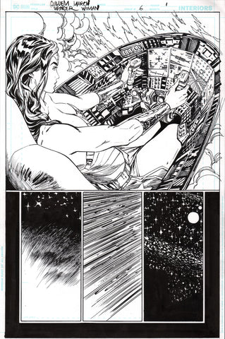 Guillem March Original Art Wonder Woman #7 Page 1