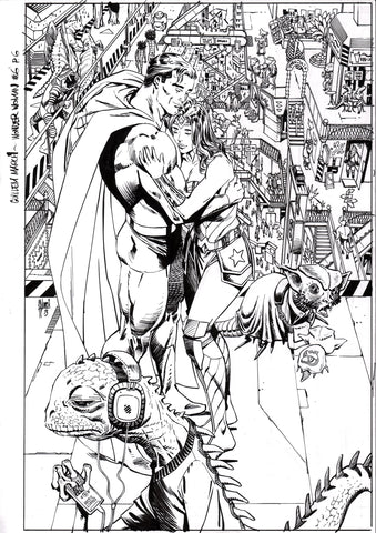 Guillem March Original Art Wonder Woman #7 Page 6