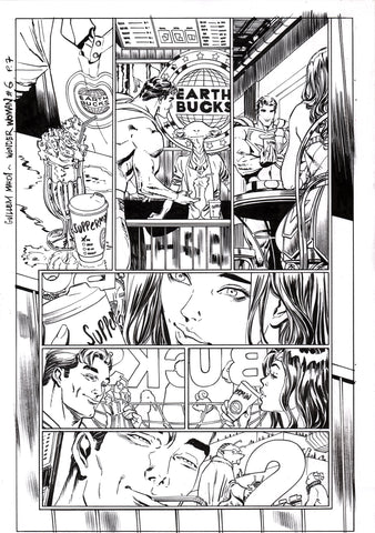 Guillem March Original Art Wonder Woman #7 Page 7