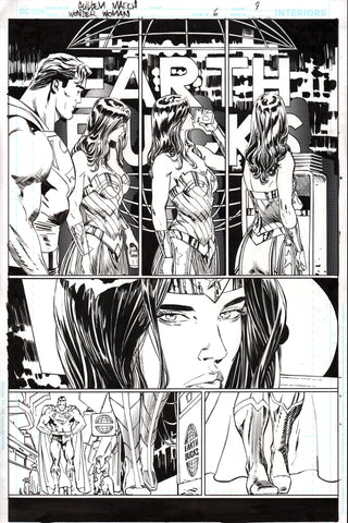 Guillem March Original Art Wonder Woman #7 Page 9