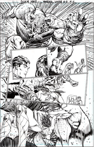 Guillem March Original Art Wonder Woman #7 Page 11