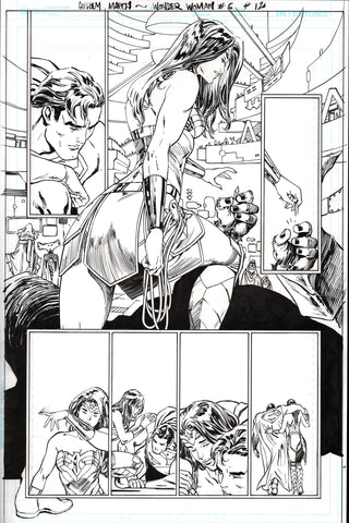 Guillem March Original Art Wonder Woman #7 Page 12