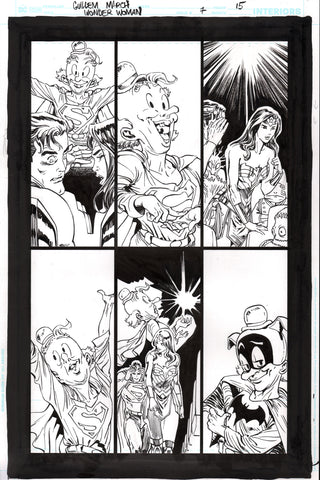 Guillem March Original Art Wonder Woman #7 Page 15