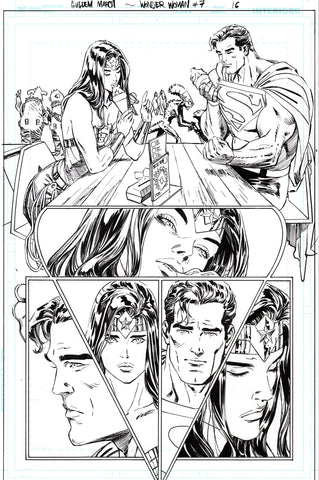 Guillem March Original Art Wonder Woman #7 Page 16
