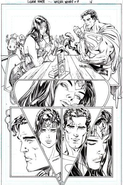 Guillem March Original Art Wonder Woman #7 Page 16