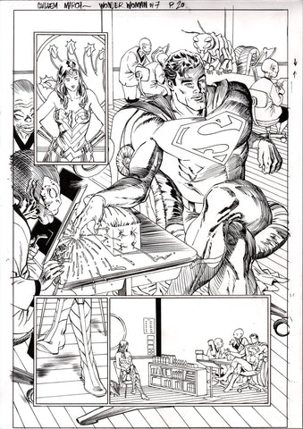 Guillem March Original Art Wonder Woman #7 Page 20