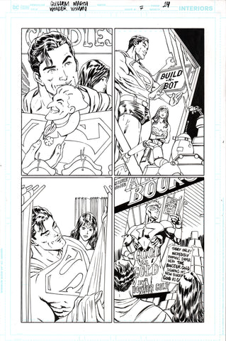 Guillem March Original Art Wonder Woman #7 Page 24