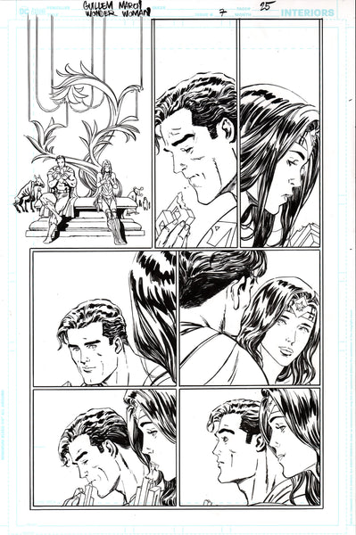 Guillem March Original Art Wonder Woman #7 Page 25