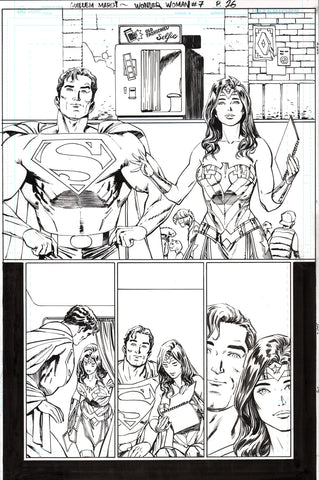 Guillem March Original Art Wonder Woman #7 Page 26