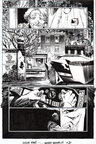 Guillem March Original Art Wonder Woman #7 Page 30