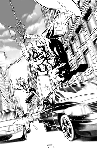 Francesco Manna Original Art X-Men #10 Spider-Man 60 Years Tribute Cover