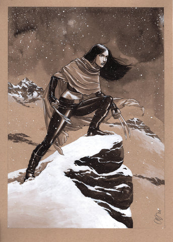 December 08 Advent Calendar Guillaume Martinez Original Art X-23 Illustration