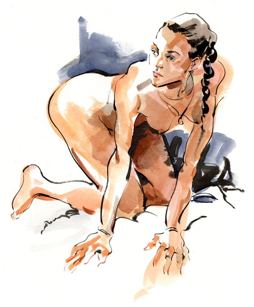 Kagan McLeod Original Art 'Life Drawing: Y' Illustration Comic Art