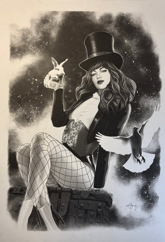 Seth Adams Original Art Zatanna Illustration