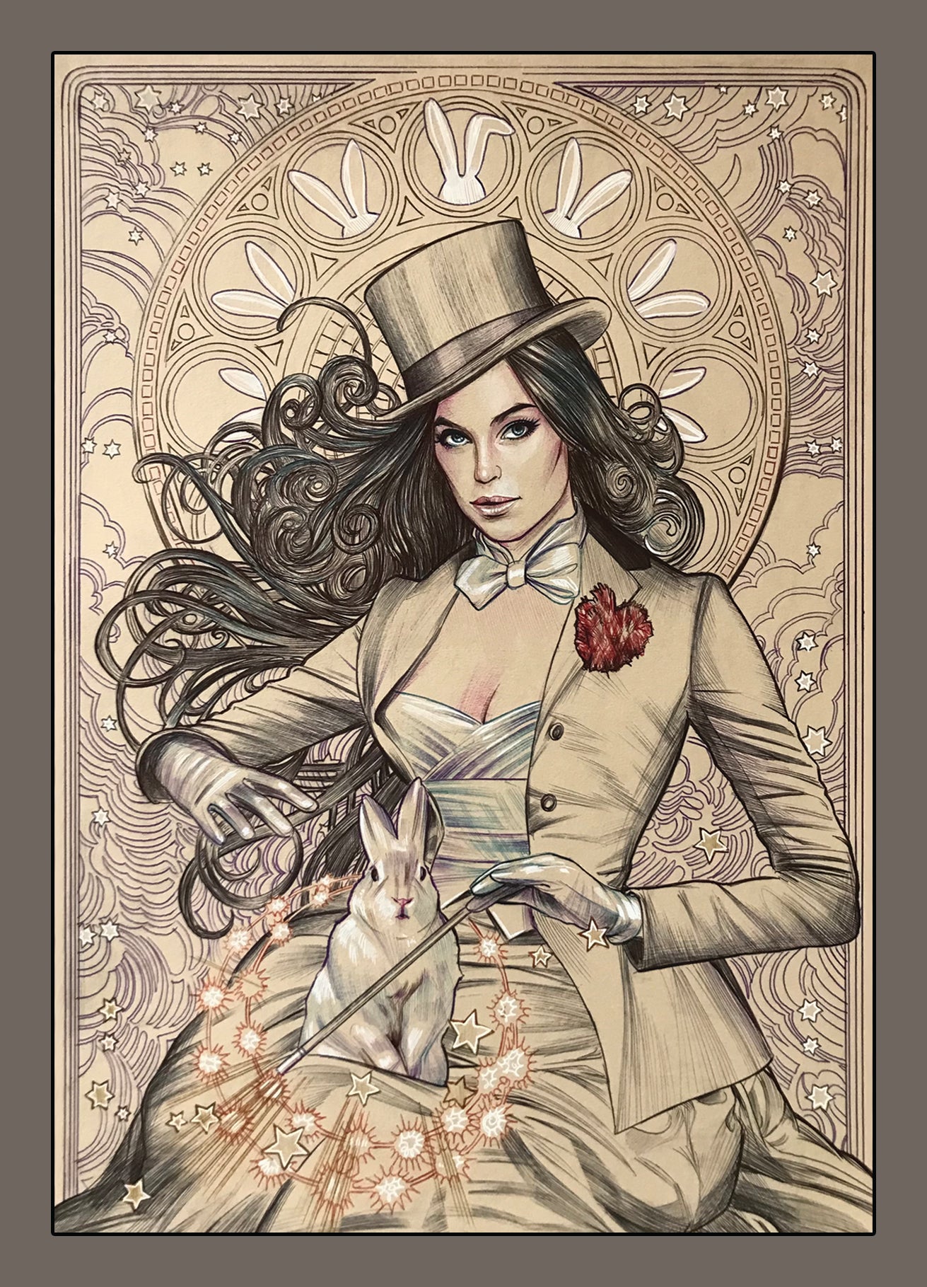 Silver Edition Limited to 50 Art Nouveau Art Book Set by Fred Ian