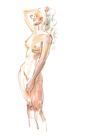 Kagan McLeod Original Art 'Life Drawing: A 1' Illustration