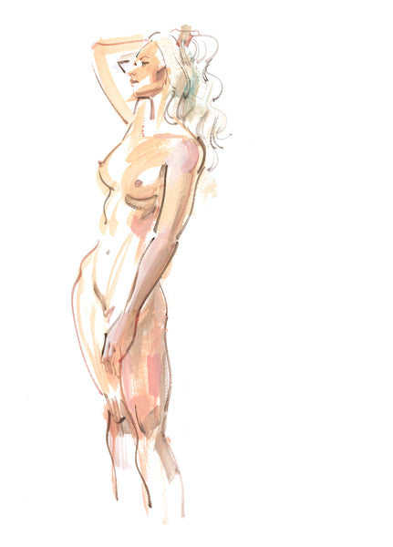Kagan McLeod Original Art 'Life Drawing: A 1' Illustration