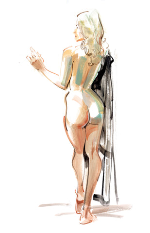 Kagan McLeod Original Art 'Life Drawing: A 2' Illustration