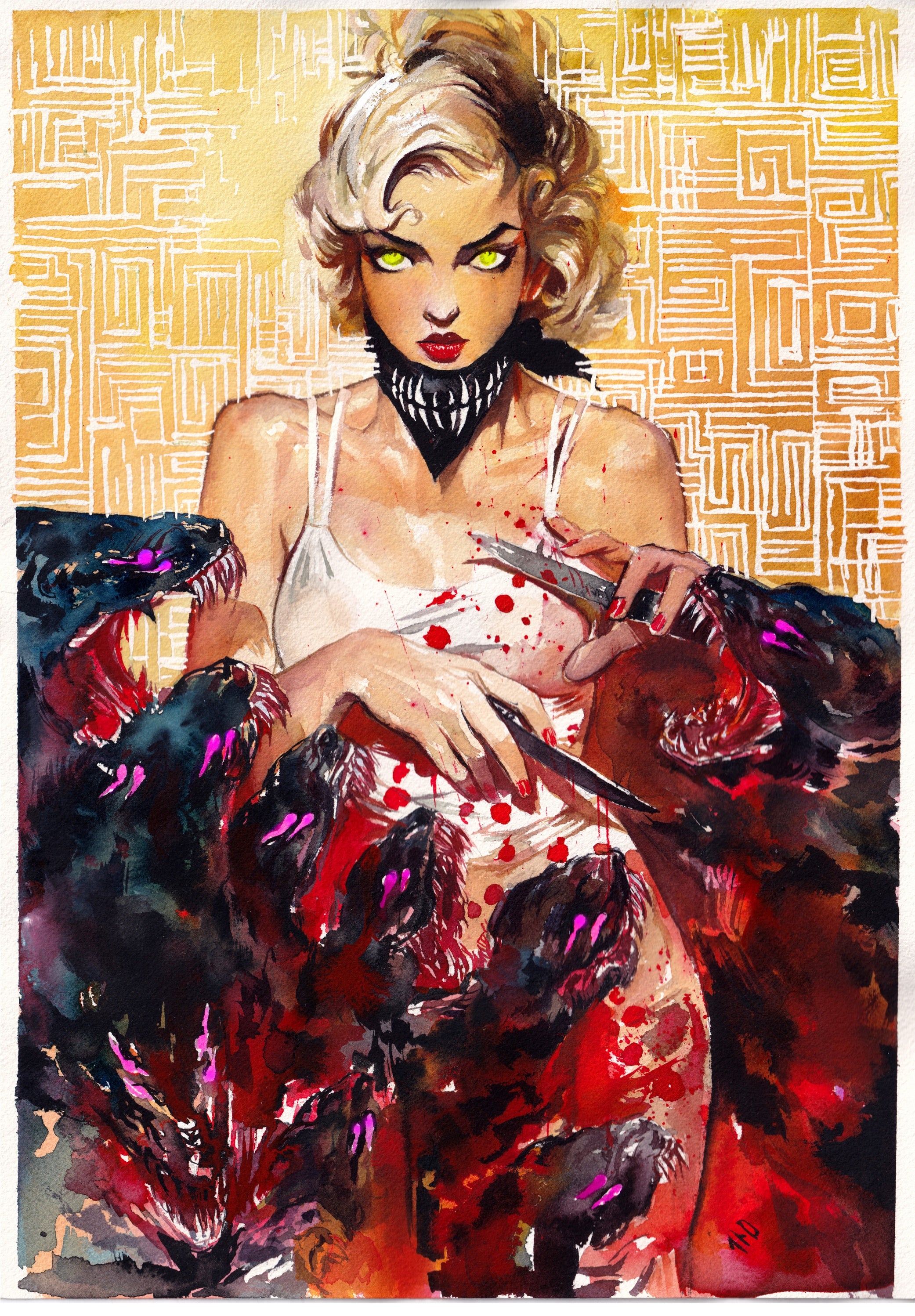 Ito Original Art Something is Killing the Children #46 Topshelf Cover