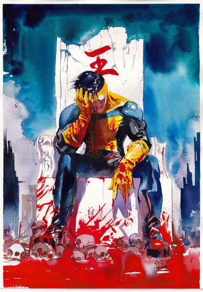 Ito Original Art Invincible Akira Homage Illustration