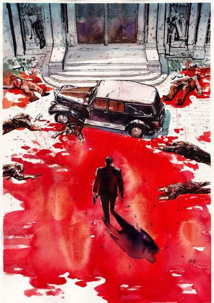 Ito Original Art Ordained #1 Akira Homage Cover