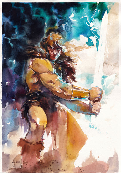 Ito Original Art Thundarr #2 Cover