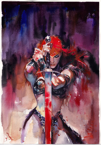 Ito Original Art Red Sonja Reborn #6 Cover